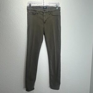 Hudson Natalie Super Skinny Jeans Womens 28 Taupe Denim Cotton Everyday Wear‎